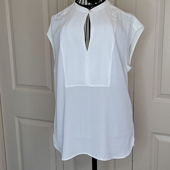 J. CREW White Sleeveless Blouse Size XS - Picture 2 of 6